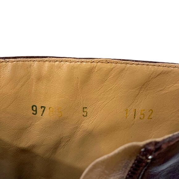 Carmina Albaladejo Shoemakers Leather Zip Mid Calf Boot - Picture 5 of 14